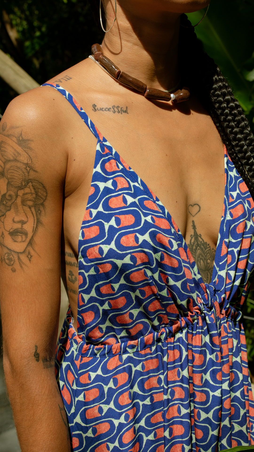 Vestido Buho | Print Cardume Profundo