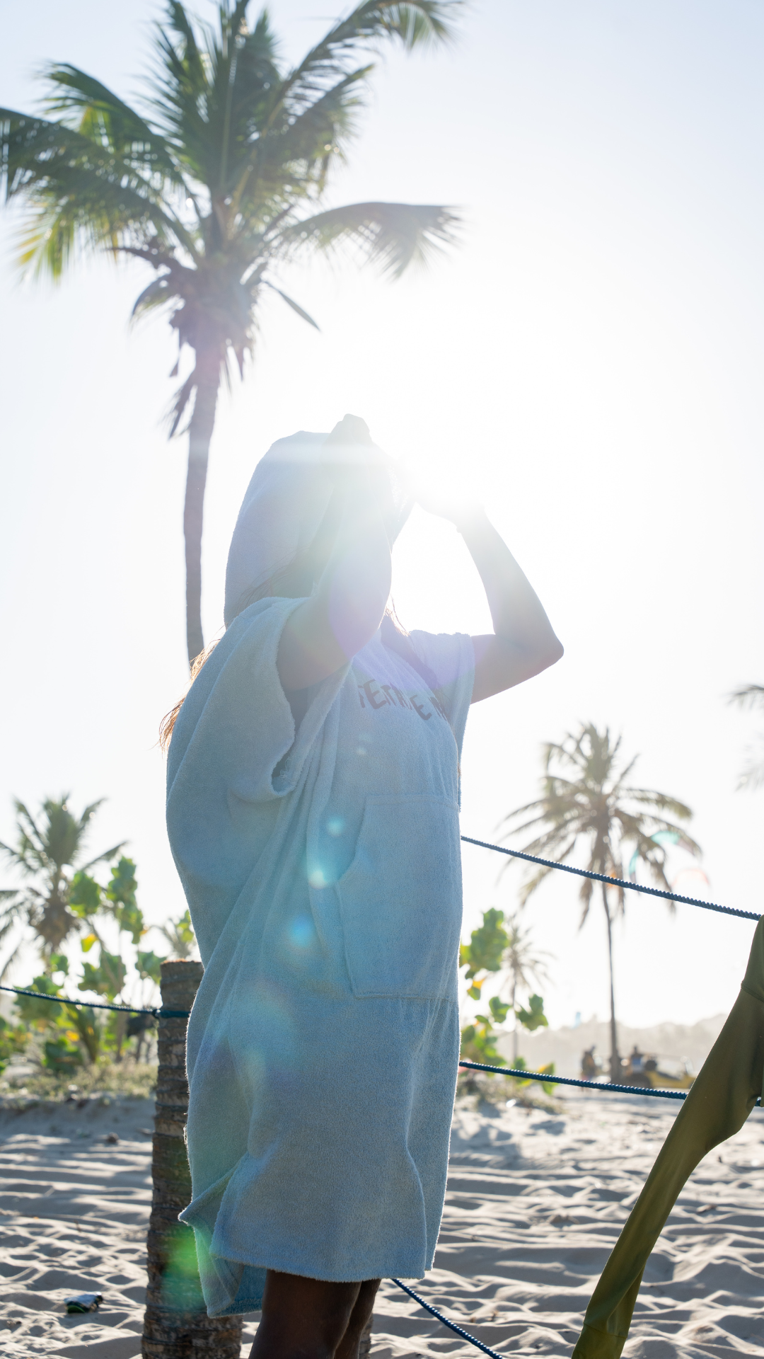 Poncho Feitas de Mar | Cor Key Blue