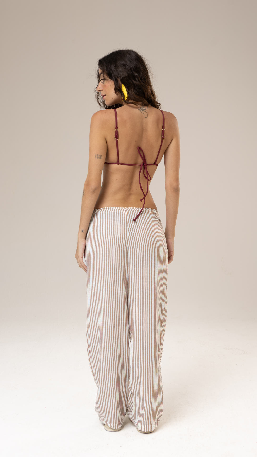 Calça Mari Mari Linho | Cor Rapadura