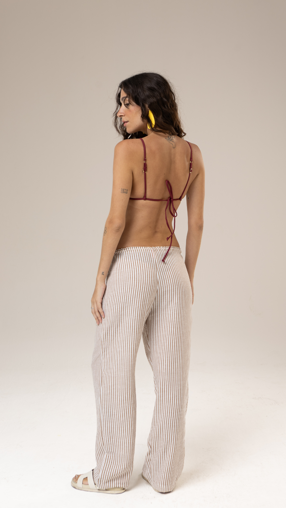 Calça Mari Mari Linho | Cor Rapadura