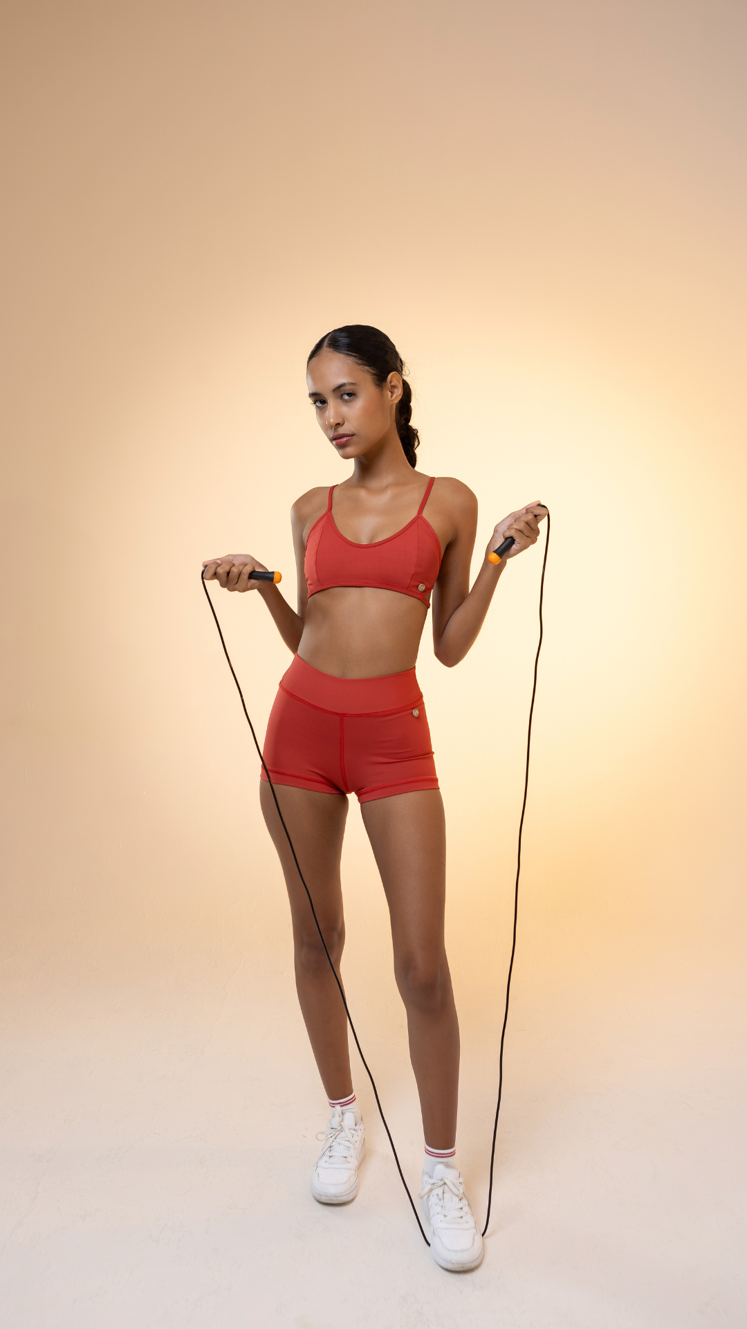 Mini Short Power Flex | Cor Argila