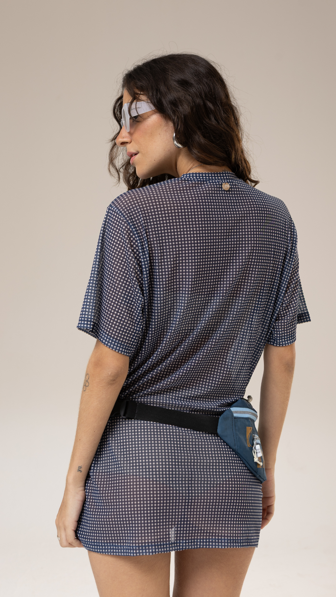 Camiseta Tule | Print Mini Vichy Blue