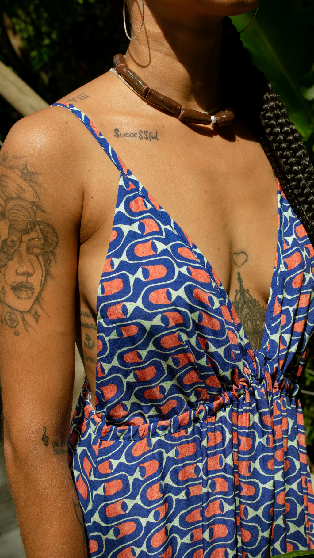 Vestido Buho | Print Cardume Profundo