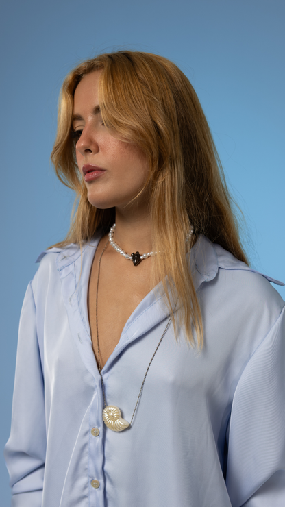 Camisa Sasha | Cor Céu de Mar