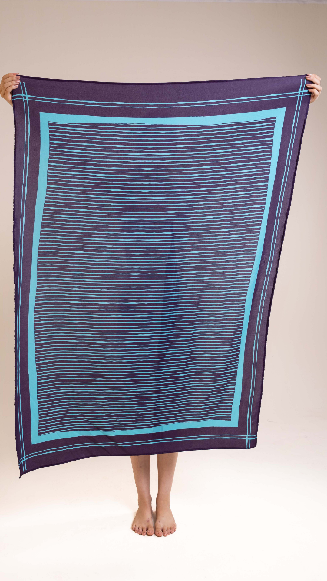 Top Argola | Print Altamaré Oceano Violeta