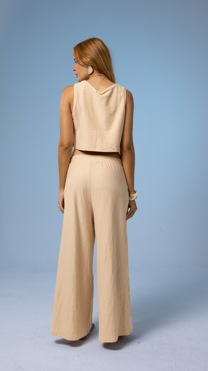 Regata Cropped | Cor Duna de Luz