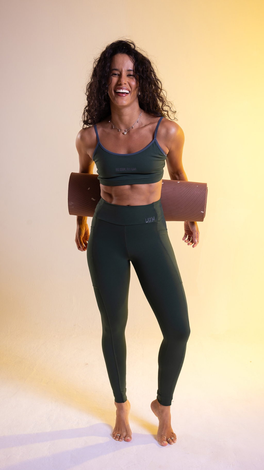 Calça Alicia Bolsos Soft | Cor Floresta