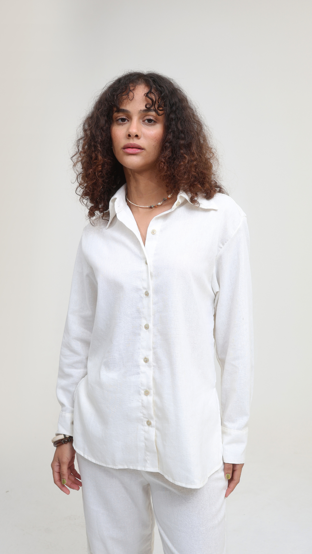 Camisa Sasha Linho | Cor branco
