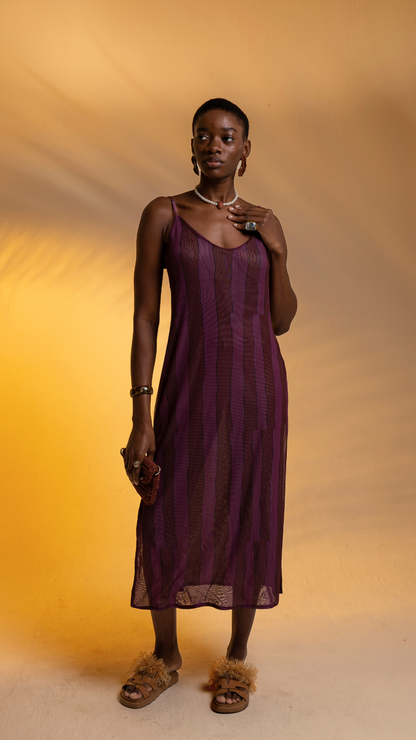 Vestido Midi Tule | Print Danço com a Brisa