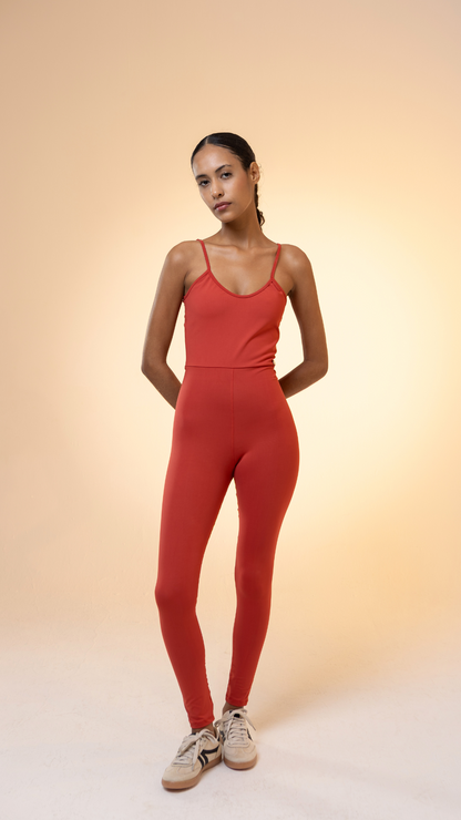 Macacão New Tiras Power Flex | Cor Argila