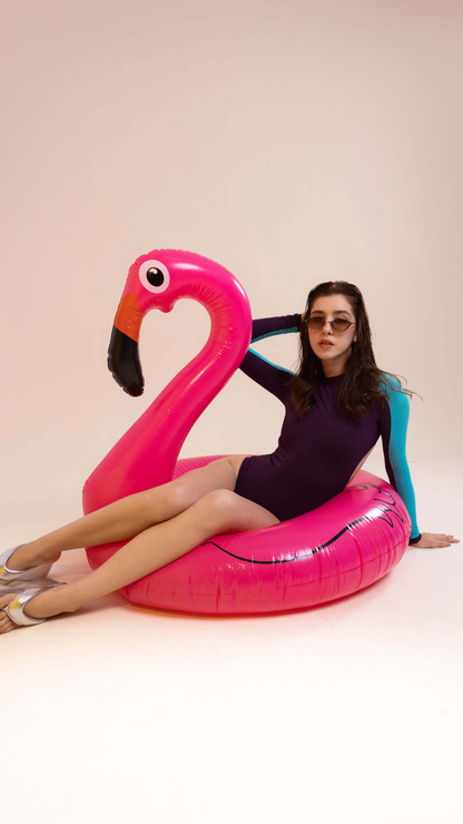 Maiô Manga Longa | Cor Oceano Violeta