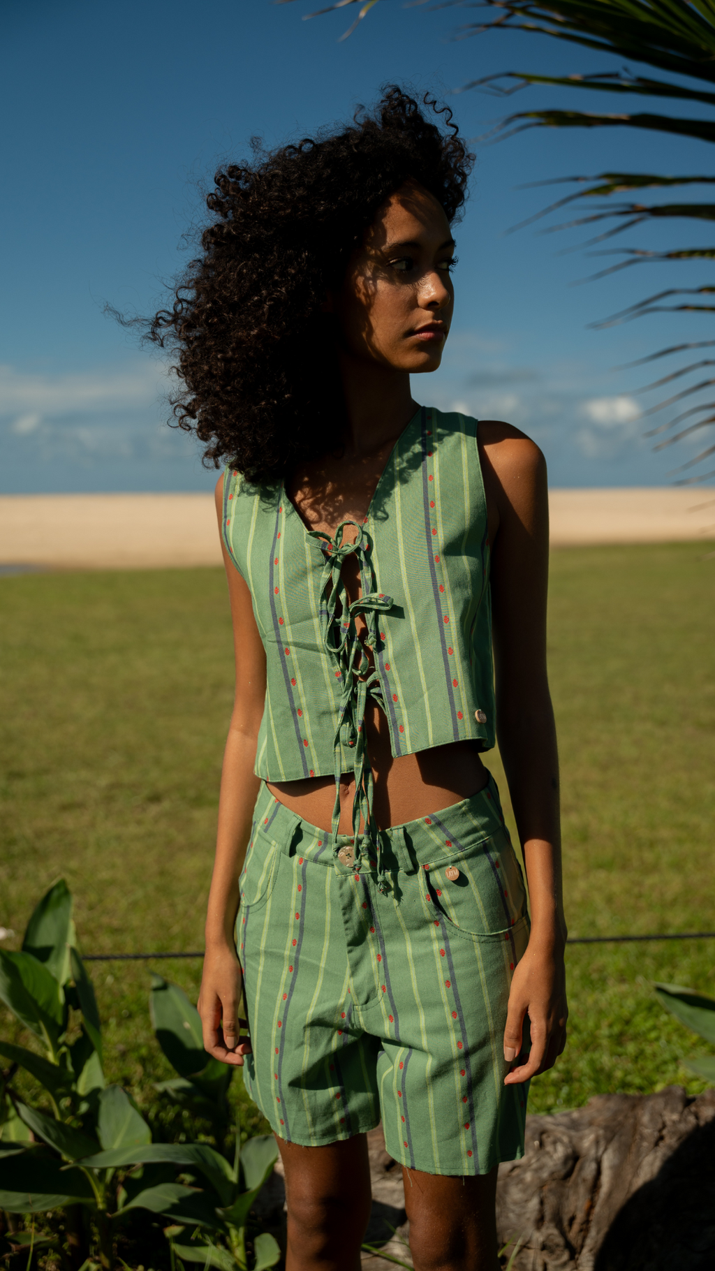 Blusa Nós Linho | Cor Amarante