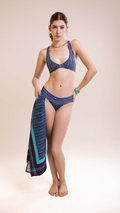 Top Argola | Print Altamaré Oceano Violeta