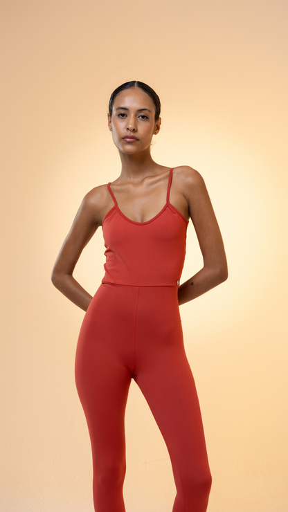 Macacão New Tiras Power Flex | Cor Argila
