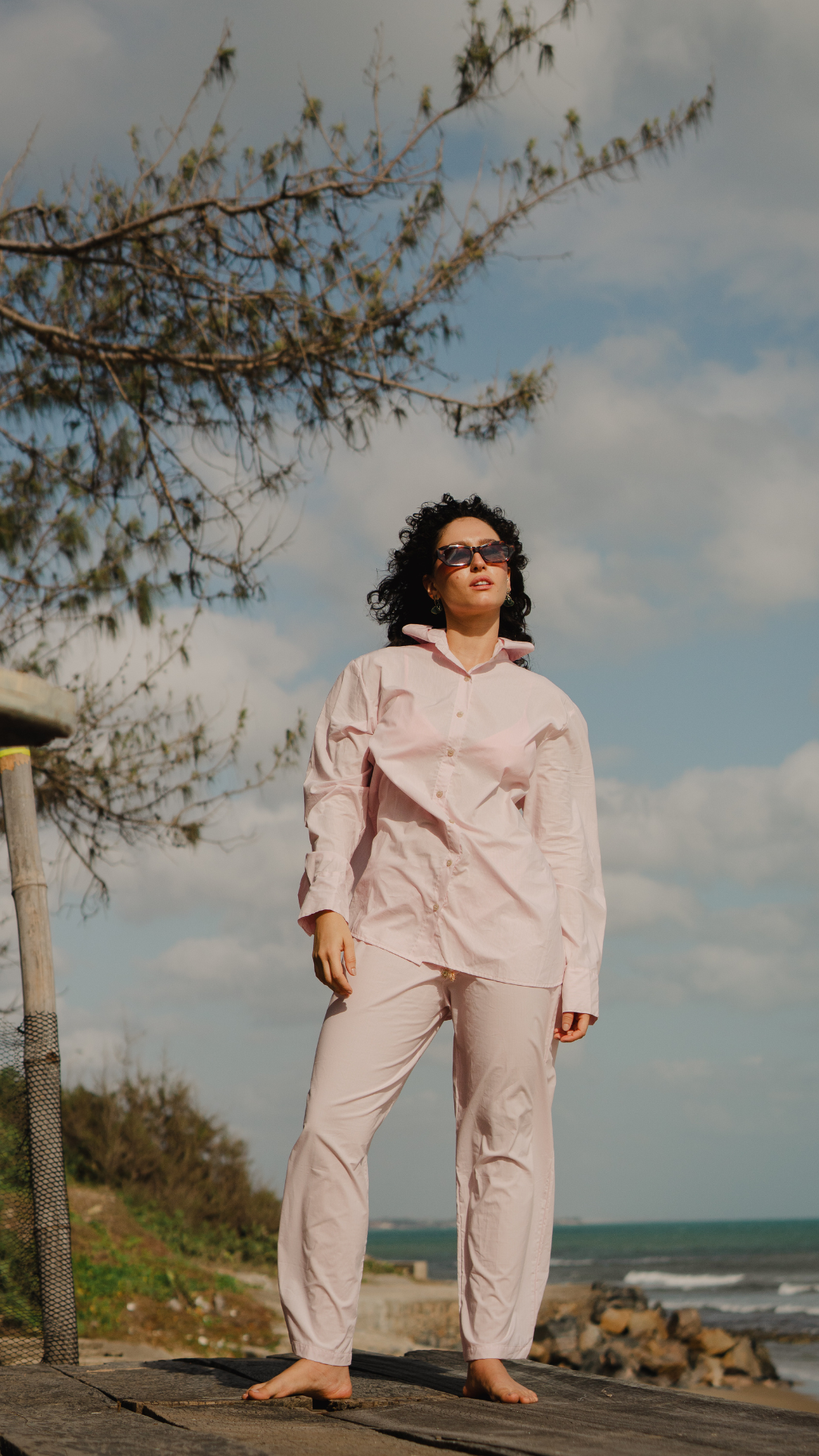 Calça Mari Mari Tricoline | Cor Verão Solar