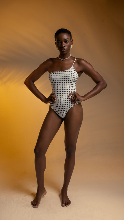 Maiô Uma Alça | Print Mar de Poás