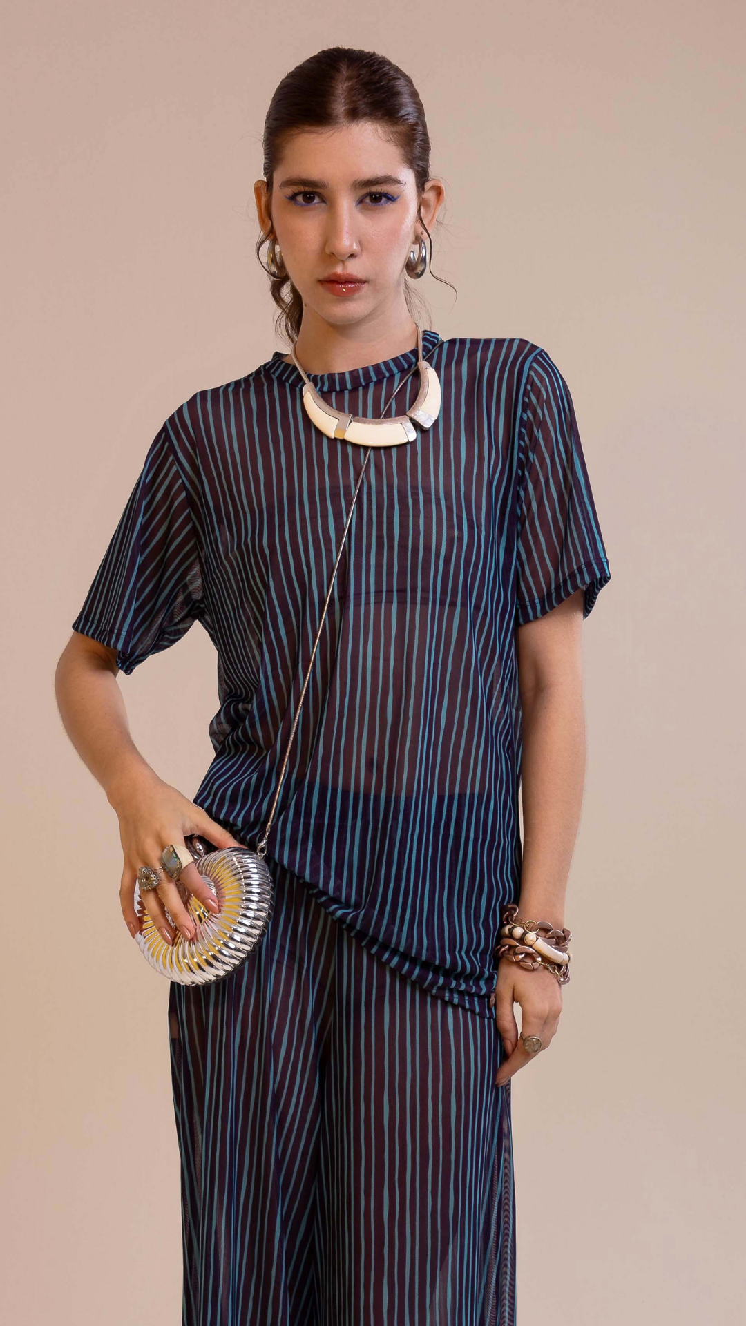 Camiseta Tule | Print Altamaré Oceano Violeta