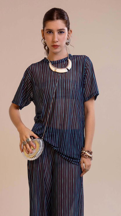 Camiseta Tule | Print Altamaré Oceano Violeta