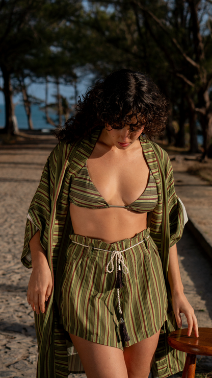 Short V | Print Miçangas Geraldina