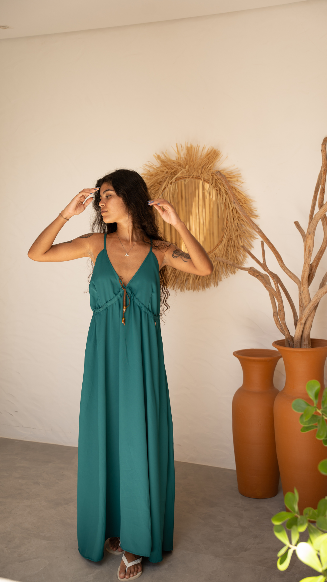 Vestido Buho | Cor Amarante
