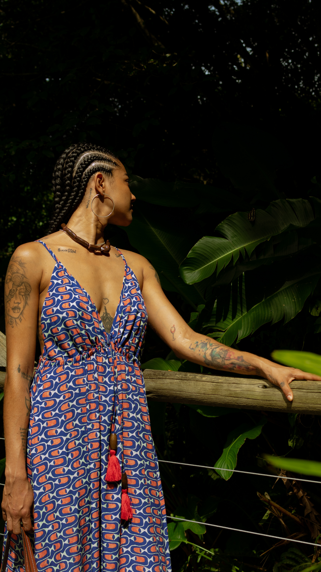 Vestido Buho | Print Cardume Profundo