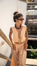 Pantalona Linho | Cor Dunas