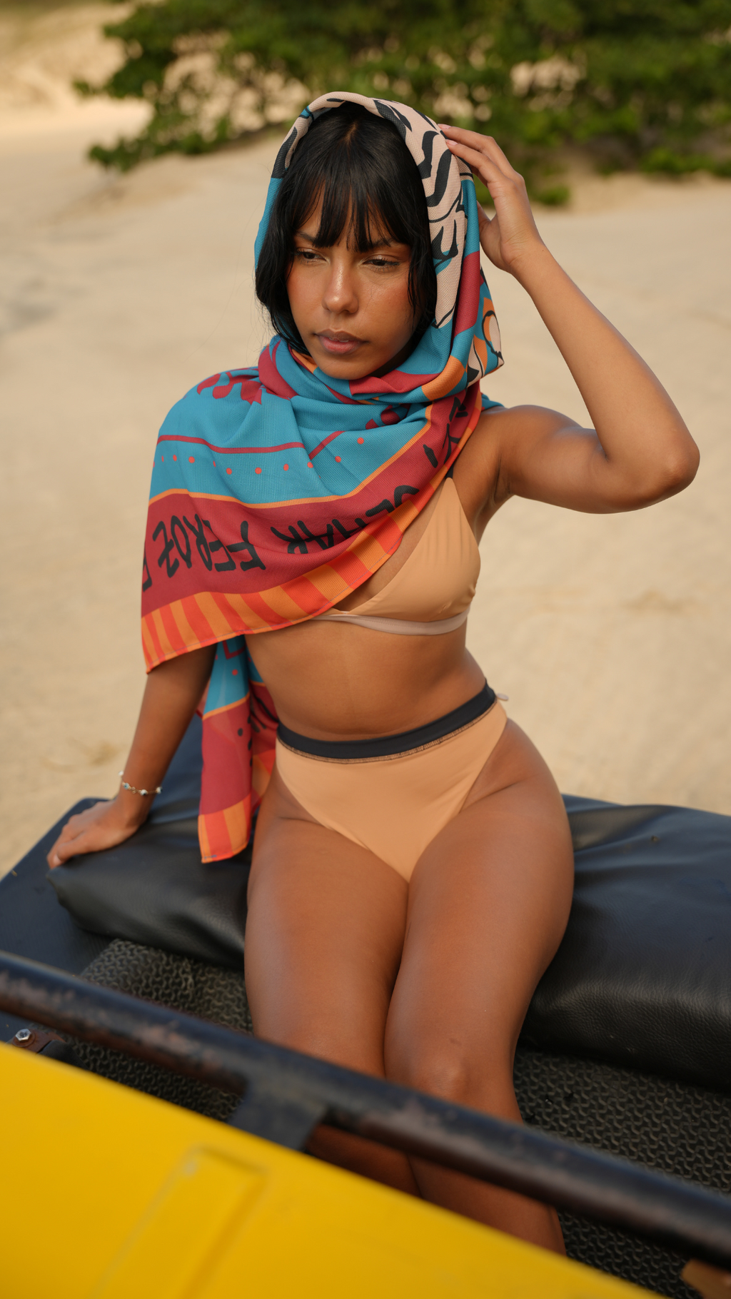 Calcinha Hot Asa Delta Dupla Face | Cor Dunas