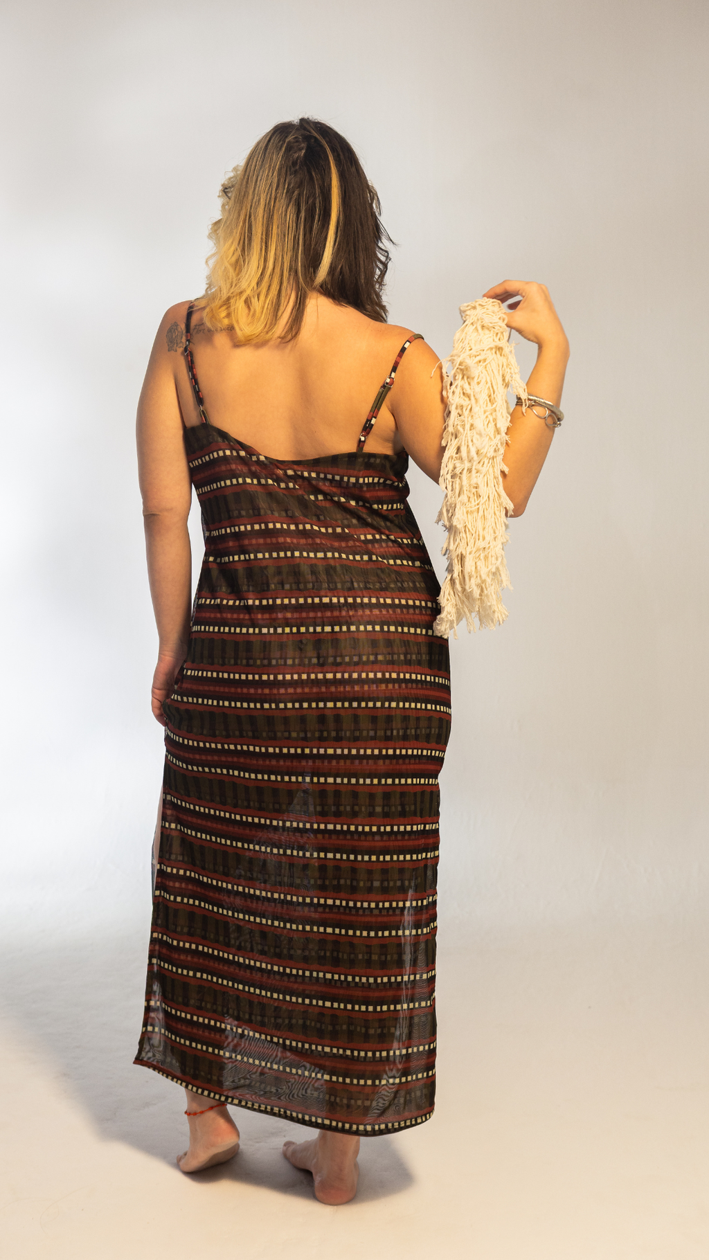 Vestido Midi Tule | Print Combu