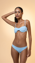 Top Meia Taça Aro | Cor Key Blue