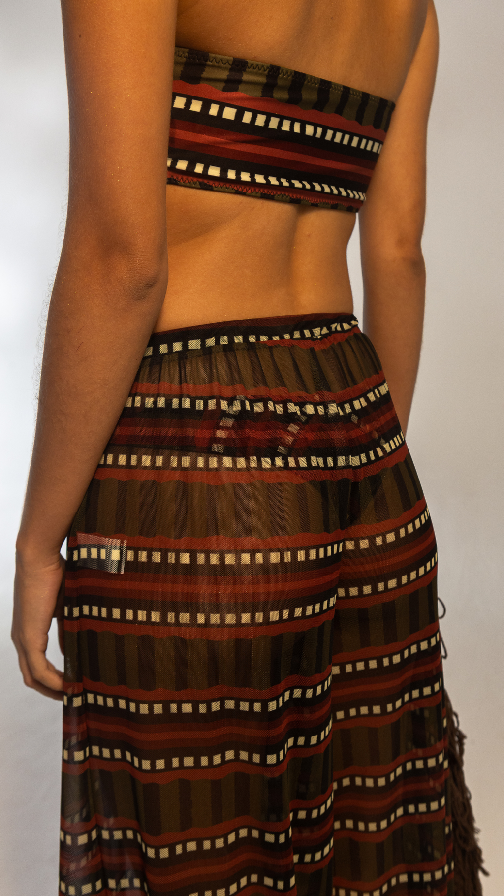 Calça Pantalona Tule | Print Combu