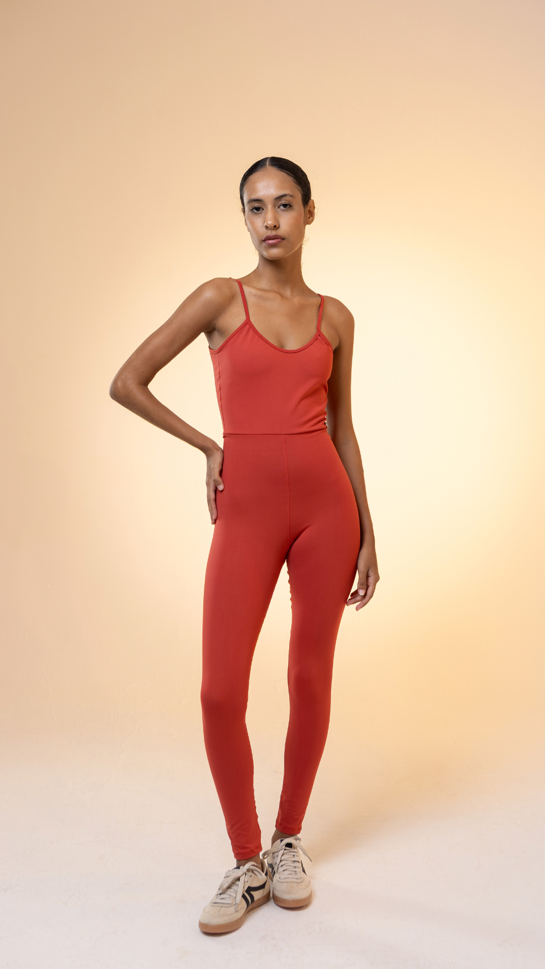 Macacão New Tiras Power Flex | Cor Argila