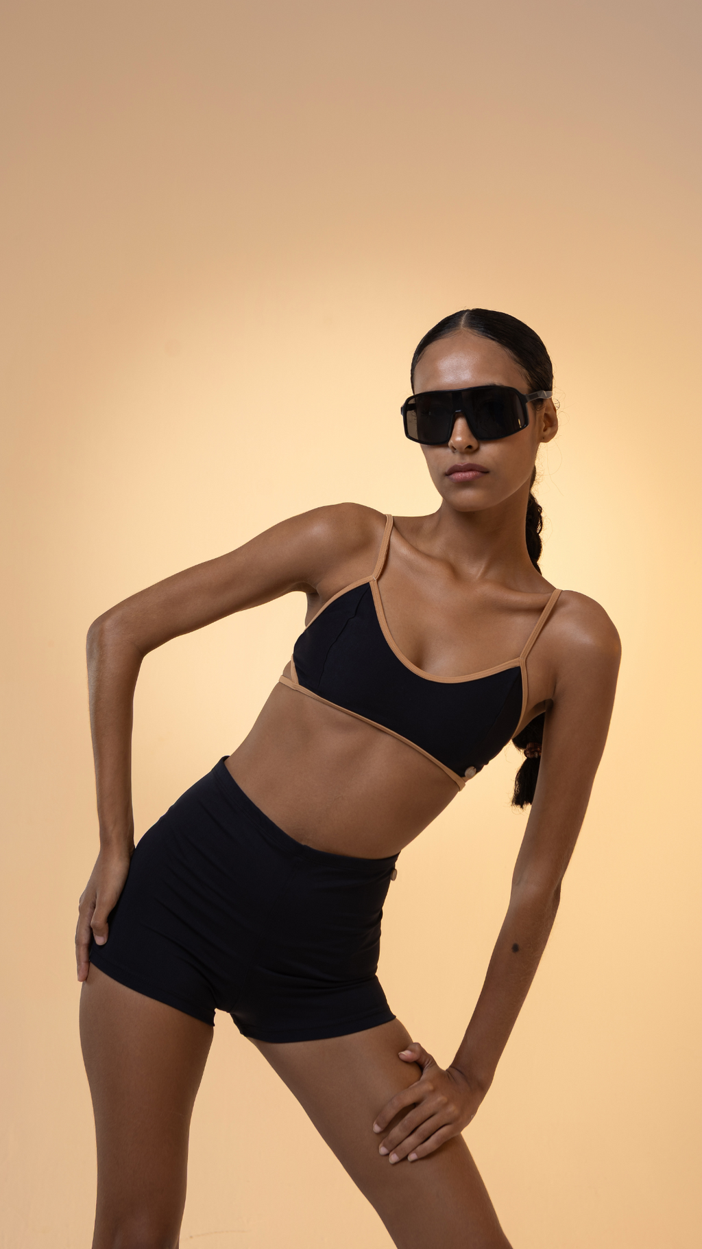 Mini Short Retrô Power Flex | Cor Eclipse