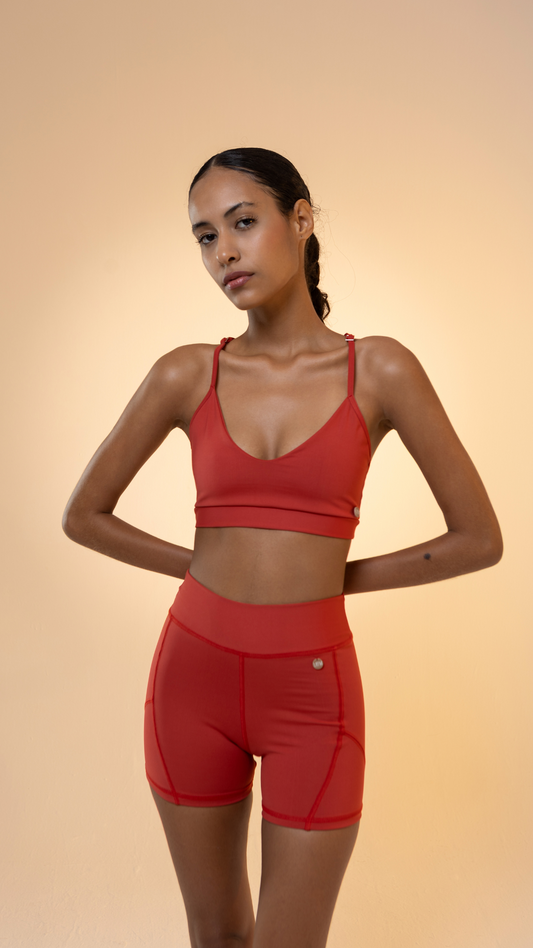 Top Nadador Viés Power Flex | Cor Argila Solar