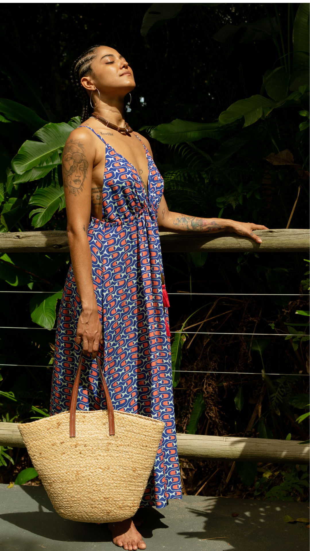 Vestido Buho | Print Cardume Profundo