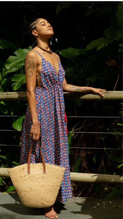 Vestido Buho | Print Cardume Profundo