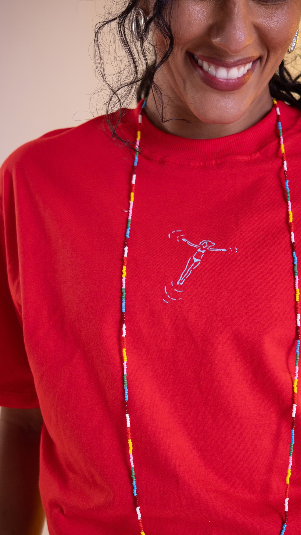 Camiseta Oversized Fluir | Cor Marieta