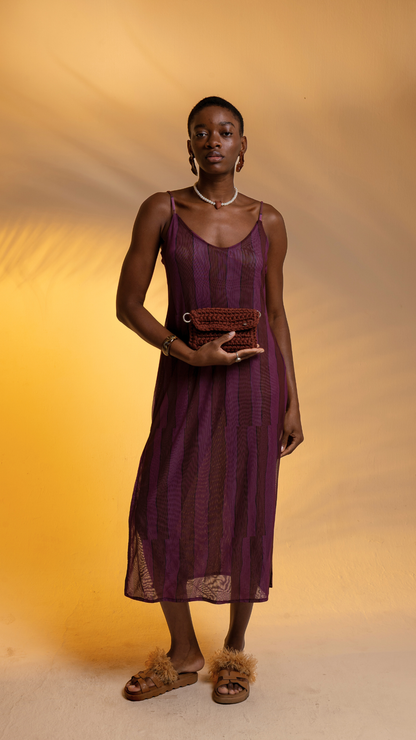 Vestido Midi Tule | Print Danço com a Brisa