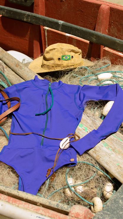 Maiô Wetsuit Hand | Cor Mar Marinho