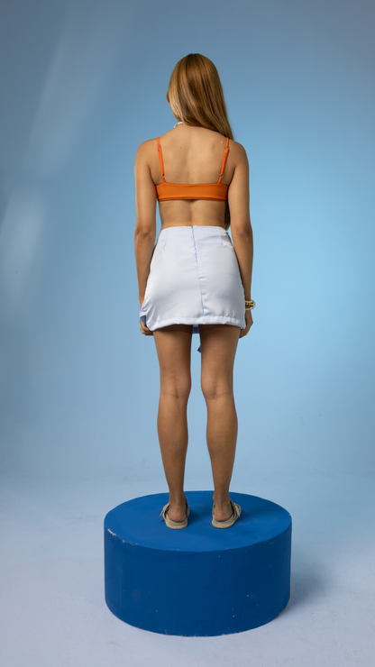 Saia Amarração | Cor Céu de Mar