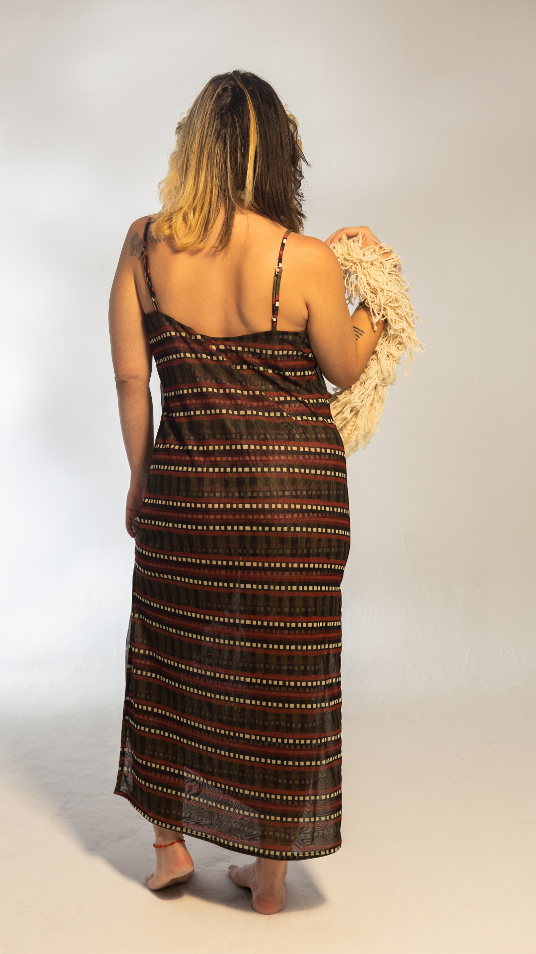 Vestido Midi Tule | Print Combu