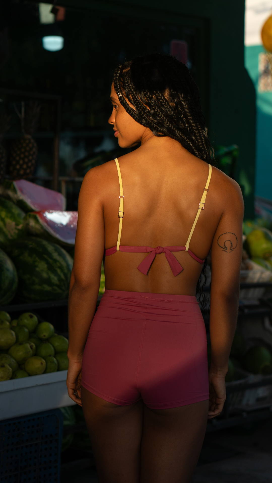 Mini Short Retrô | Cor Verão Solar Rosé