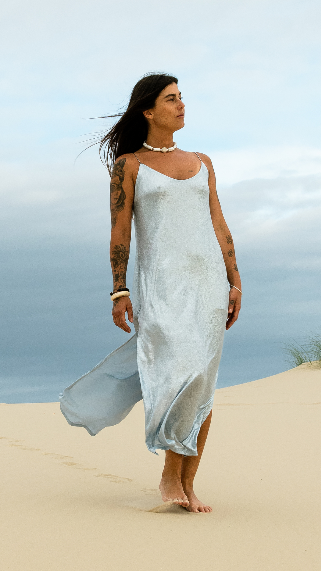 Vestido Mid | Maresia de Prata