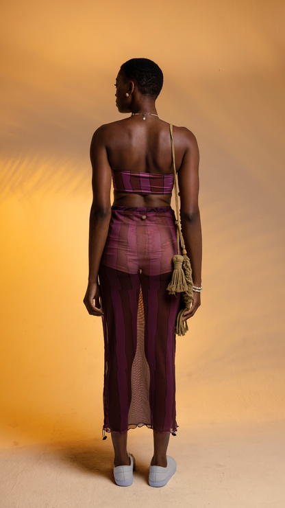 Vestido Saia TQC Tule  | Print Danço com a Brisa