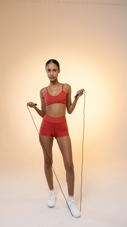 Mini Short Power Flex | Cor Argila