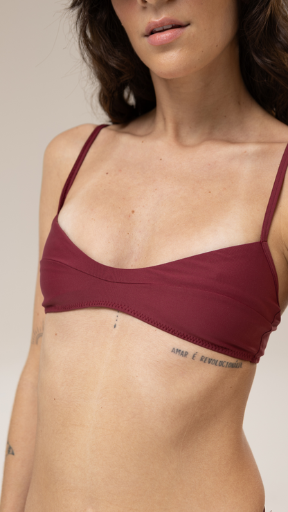Top Rio | Cor Merlot Ao Mar