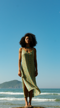 Vestido Midi Tule | Print Cardume Luminar