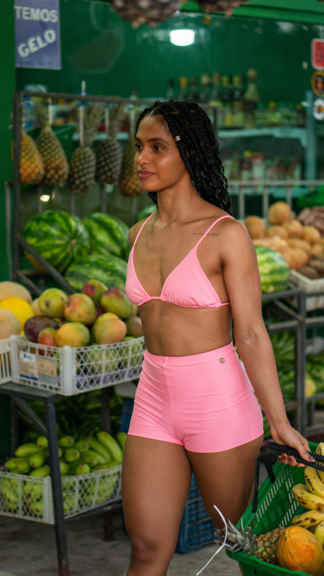 Mini Short Retrô | Cor Verão Solar