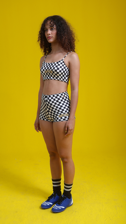 Mini Short Retrô | Print Seleção Solar