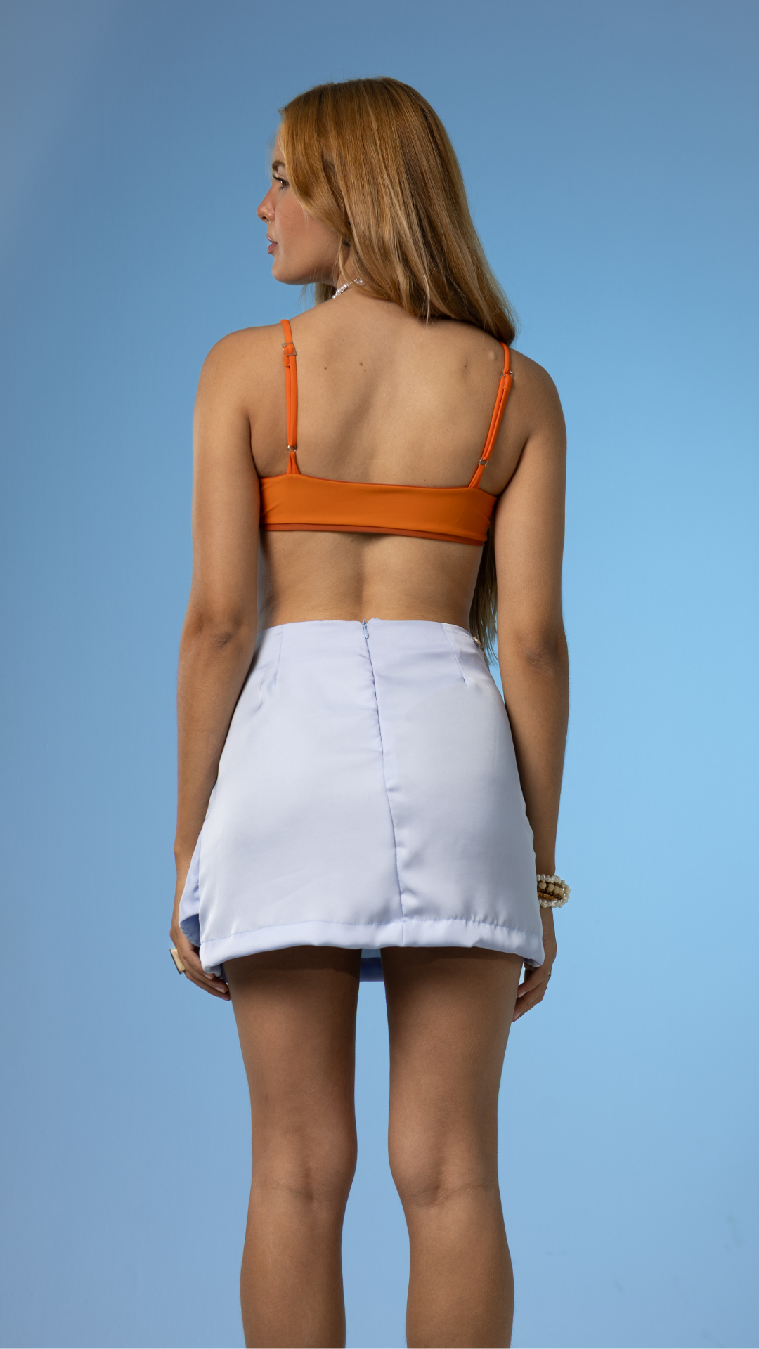 Saia Amarração | Cor Céu de Mar