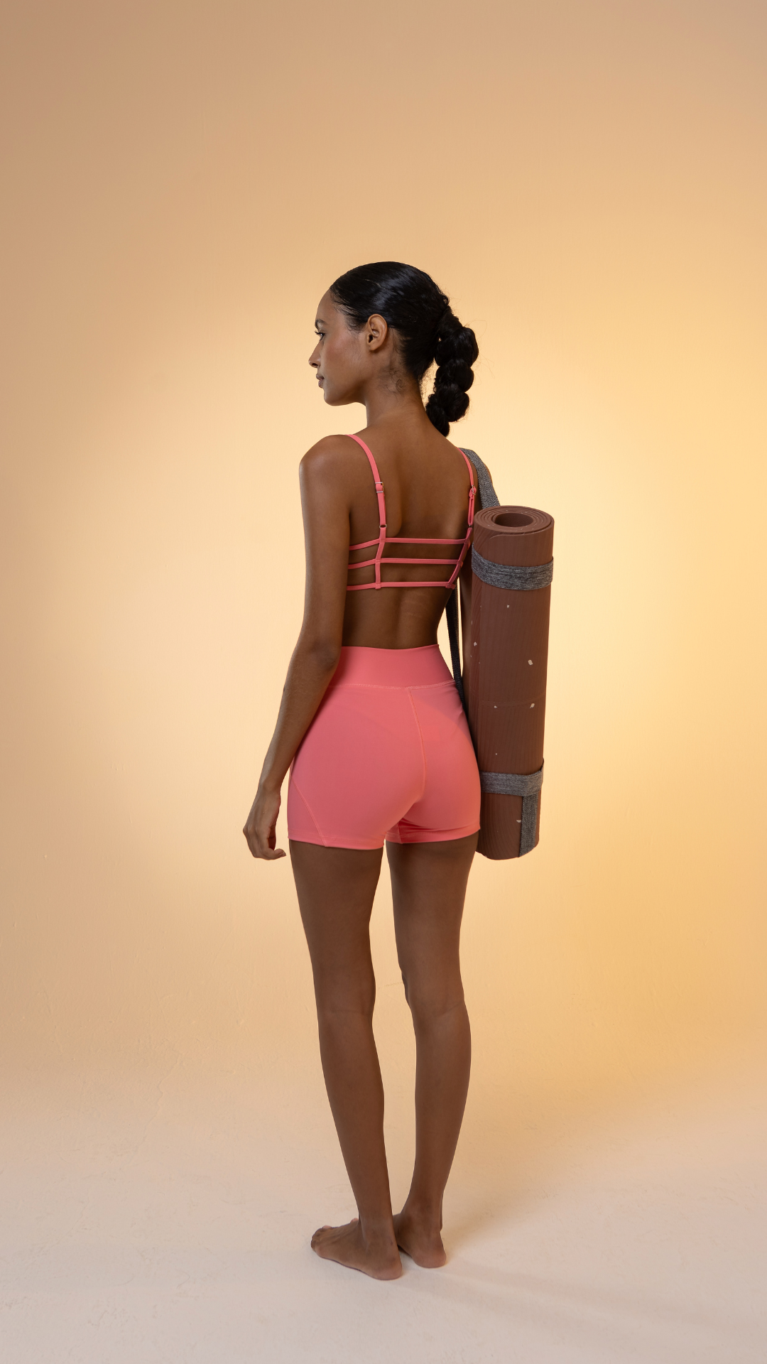 Short Biker Power Flex | Cor Coral